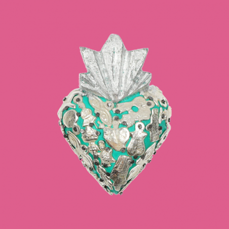 Mini Cuore Sacro con Milagros