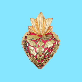 Mini Cuore Sacro con Milagros