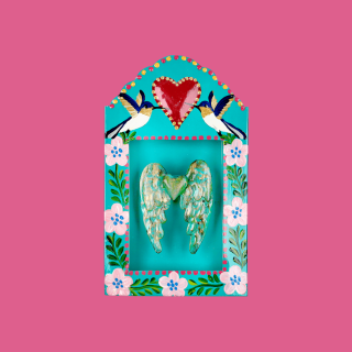 Teca con Ali Colibri