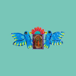 Teca Guadalupe con Colombe