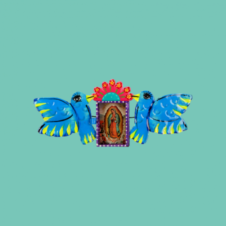 Teca Guadalupe con Colombe