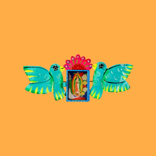 Teca Guadalupe con Colombe