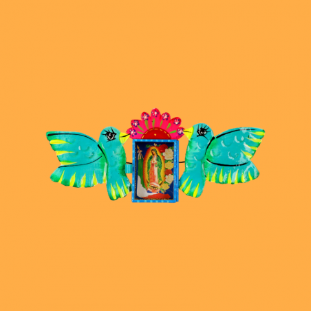 Teca Guadalupe con Colombe