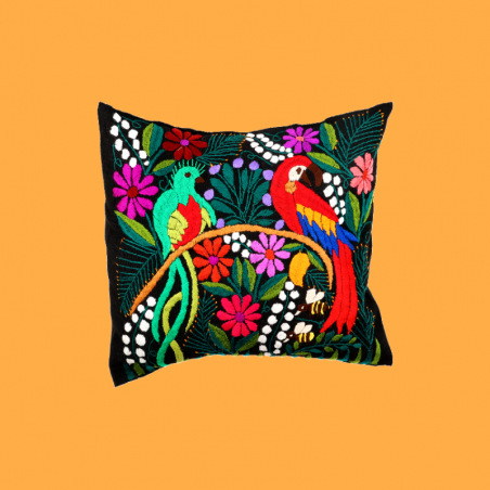 Federa Cuscino Pappagalli