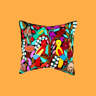Federa Cuscino Uccelli