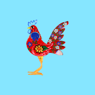 Scultura Gallo Imperiale