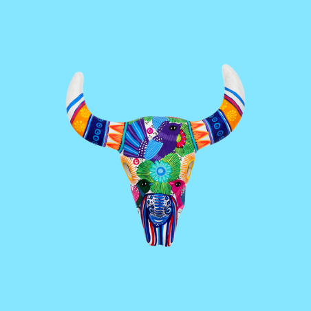 Teschio Texano in Ceramica