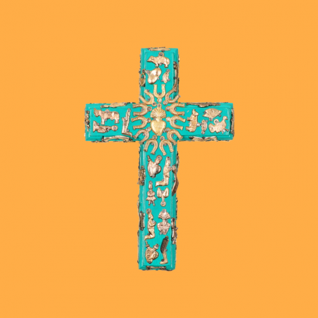 Croce in Legno con Milagros