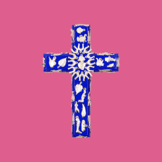 Croce in Legno con Milagros