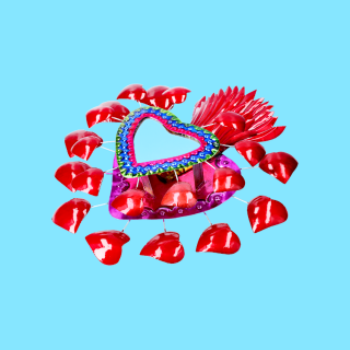 Scultura con Specchio Mille...