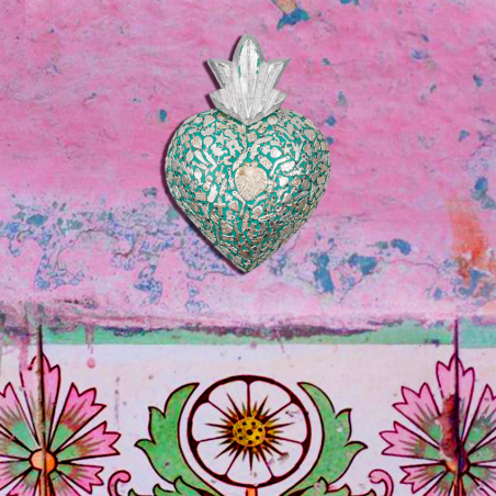 Maxi Cuore Sacro con Milagros