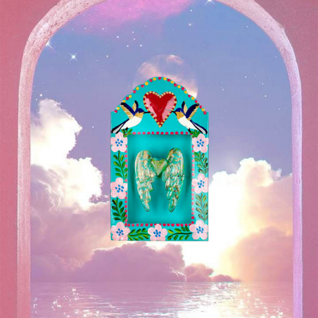 Teca con Ali Colibri