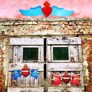 Decorazione Cuore Alato...