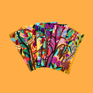 Federa Cuscino Uccelli