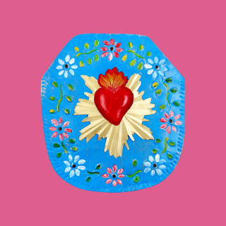 Placca Floreale Ex Voto