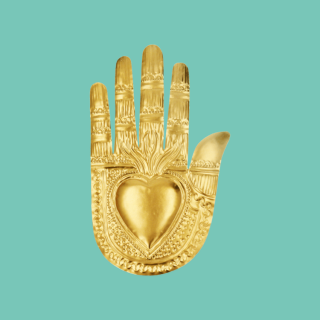 Sacred Heart Vintage Hand...